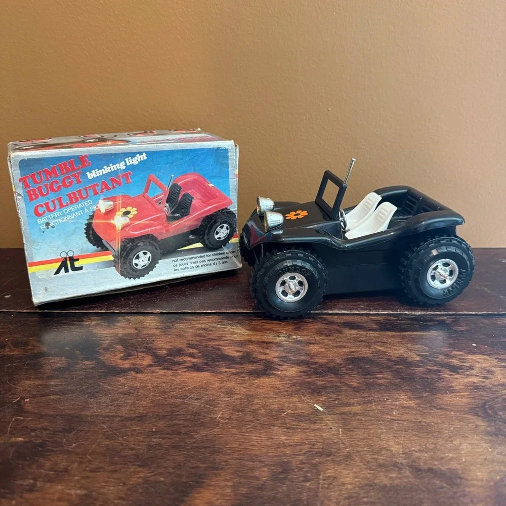 Vintage AE Tumble Buggy Blinking Light Culbutant Battery Operated Toy‎ Car